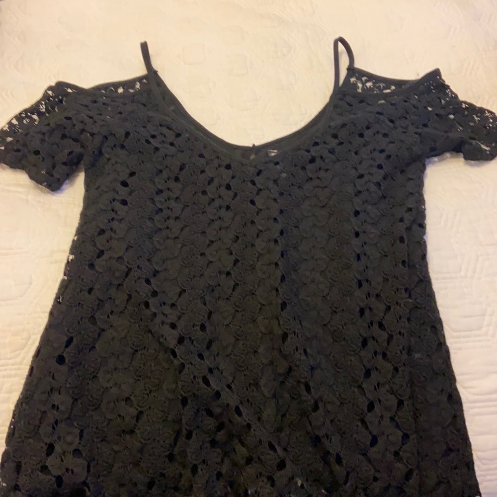 Lord & Taylor design lab black off the shoulder XS